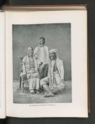 Eine Familie von Haarmenschen aus Mandalay