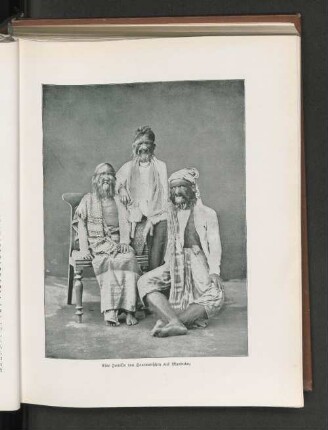 Eine Familie von Haarmenschen aus Mandalay