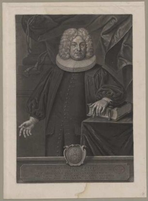 Bildnis des Johann Georgius Pritius