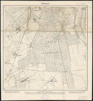 Meßtischblatt 2434 : Sülstorf, 1881 : Sülstorf. - Aufn. 1879. - 1:25000. - [Berlin]: Reichsamt für Landesaufnahme, 1881. - 1 Kt.