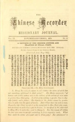 No. 6. November - December, 1878