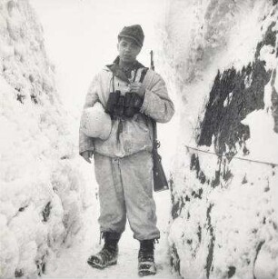 Alfred Stecharnig aus Oesterreich, Russland, Mitte, 1943.