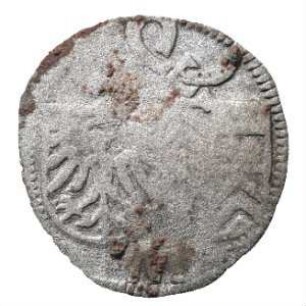 Fundmünze, Pfennig (einseitig), um 1510