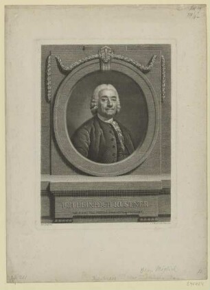 Bildnis des Ioh. Heinrich Küstner
