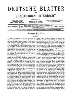 Grimm's Märchen : (Fortsetzung)