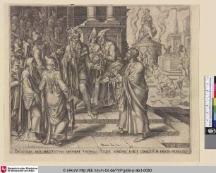 [Elija fordert Ahab und die Priester von Baal heraus]