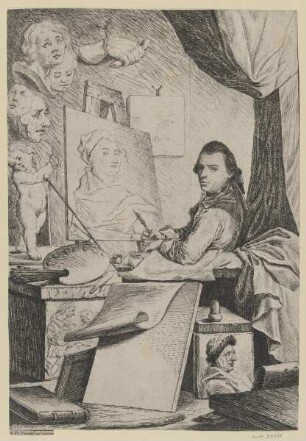 Bildnis des Johann Gottlieb Prestel