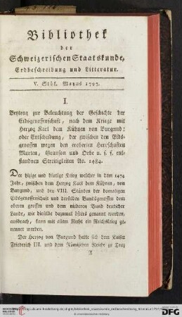 V. Stuek (Mayus 1797)