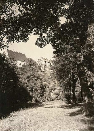 Schloss Reinsberg bei Nossen in Sachsen, von Süden gesehen