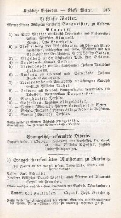 Evangelisch-reformirte Diöcese.