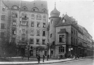 Strieder, Wilhelm. Polizeistation und Erheberhäuschen am Mendelssohnplatz