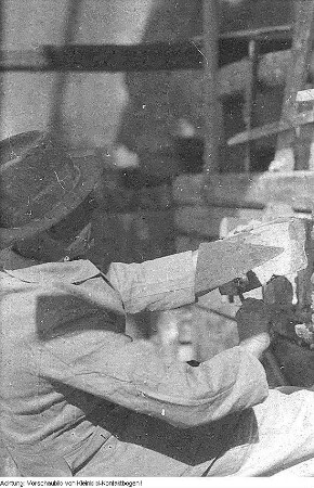 Handwerker: Dachdecker, Maurer, Glaser, 1946