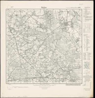 Meßtischblatt 1667 : Bücken. Flecken, 1934 : Bücken Flecken. - Hrsg.1899, einz. Nachtr. 1924, [gedr. 19]34. - 1:25000. - [Berlin]: Reichsamt für Landesaufnahme, 1934. - 1 Kt.