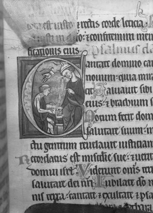Psalter — Initial C(antate Domino canticum novum), Folio fol. 112
