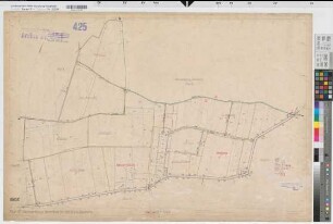 Herzfeld (Lippetal), Flurbereinigung Herzfeld-Düllo, Zuteilungskarte Herzfeld Flur 12