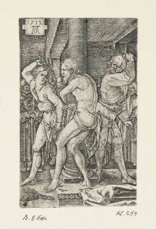 Geißelung, Blatt 4 der Folge "Passion"