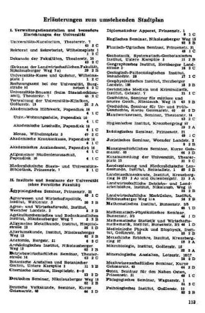 Erläuterungen zum umstehenden Stadtplan