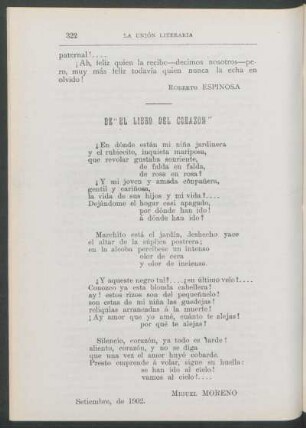 De "El libro del corazón"