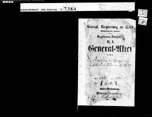 Organisation der Synagogengemeinden nach dem Gesetz vom 23. Juli 1847 Bd. 1