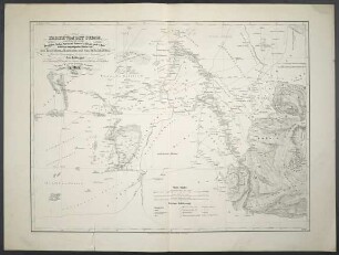 Karte Von Ost Sudan : umfassend die Länder Kordofan, Nuba, Sennaar, Roserres, Fassokl und el Pert nebst den angrenzenden Theilen von Dar Fur, Nubien, Abessinien und den Galla Ländern