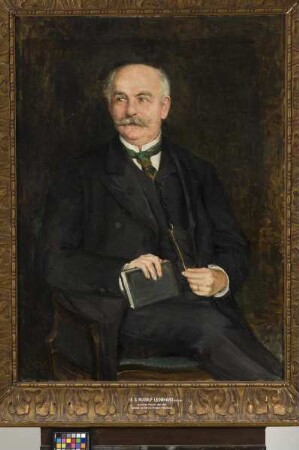 Bildnis des Karl Georg Rudolf Leonhard, 1884-1885 Professor der Rechte in Marburg (1851-1920)