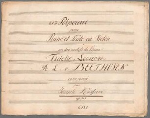 Potpourris, Flöte (Violine), Klavier, op. 303 - BSB Mus.Schott.Ha 6130