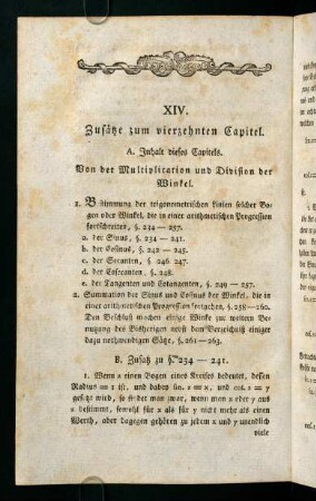 584-600, XIV. Zusätze zum vierzehnten Capitel.