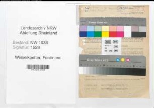 Entnazifizierung Ferdinand Winkelkoetter , geb. 18.02.1898 (Bahnbeamter)