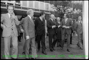 Besuch von Walter Scheel (Bundespräsident der Bundesrepublik Deutschland (BRD)) am Kernforschungszentrum Karlsruhe (KfK)