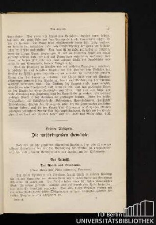 Dritter Abschnitt. Die nutzbringenden Gewächse.