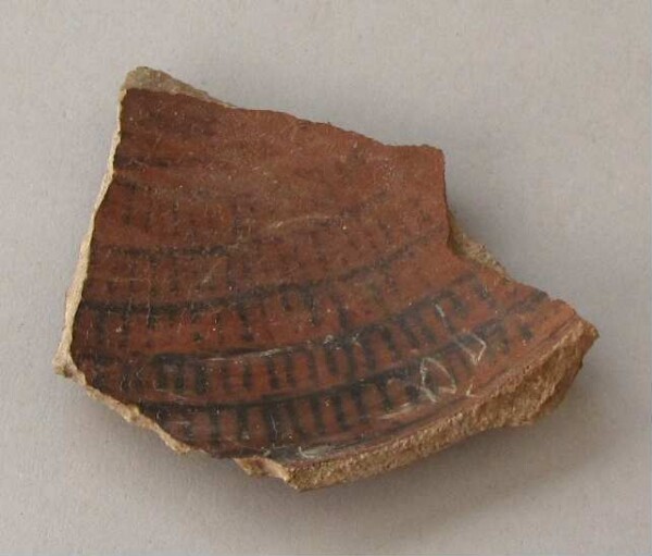 Fragment eines Tongefäßes