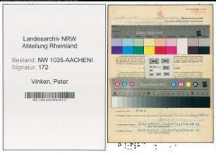 Entnazifizierung Peter Vinken , geb. 01.12.1899 (Steiger)