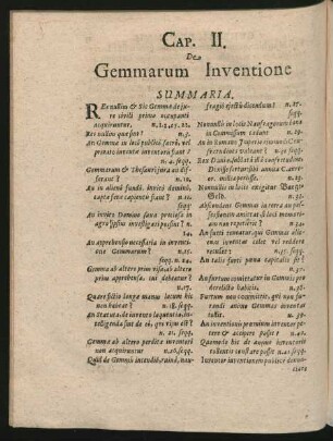 Cap. II. De Gemmarum Inventione