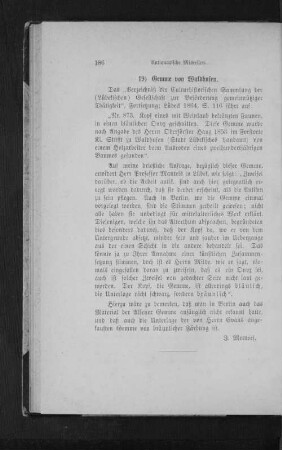 19) Gemme von Waldhufen.