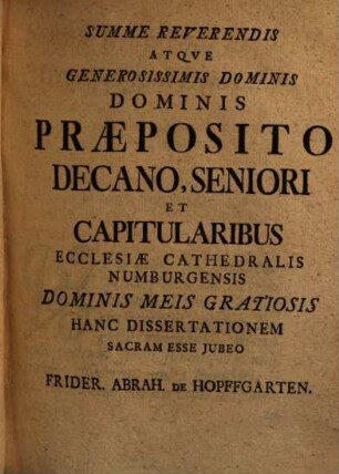Exercitatio Juris Publici De Bello Solenni Imperii : Ad Illustrationem Art. IV. Capitul. Carolinae