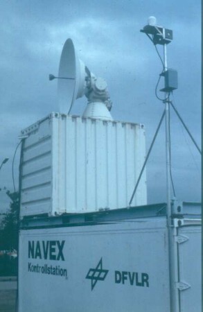 Oberpfaffenhofen. Antenne des DFVLR-Forschungszentrums zum Empfang von NOAA-Satellitendaten. Daten des Wettersatelliten werden empfangen, archiviert und Nutzern zur Verfügung gestellt