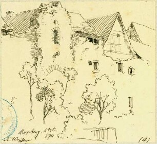 Boxberg Partie an der Stadtmauer