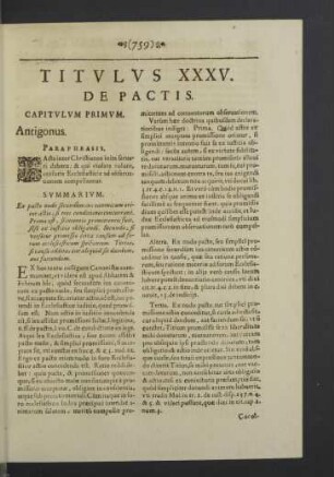 Titulus XXXV.