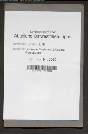 Aufnahme von Geisteskranken aus Schaumburg-Lippe in die Anstalt Lindenhaus