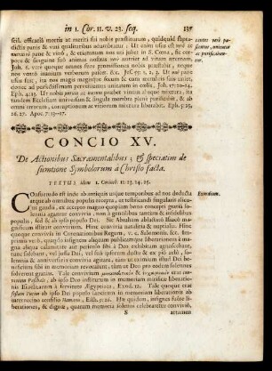 Concio XV.