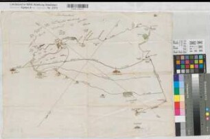 Werth (Isselburg) Wertherbruch (Hamminkeln) Isselburg (Isselburg) Wege und Flußläufe bei Wertherbruch und Middeldonk um 1573 o.M. 41 x 55 kol. Zeichnung aus: Kleve-Märkische Regierung, Landessachen 188 Nr. 25 KSM Nr. 1160