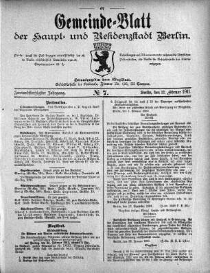 1911,7: No. 7, 12. Februar 1911