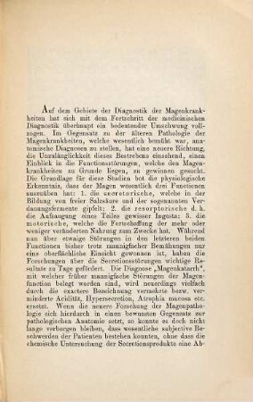Diagnostische und therapeutische Untersuchungen über die Nervöse Dyspepsie : Inaug.-Diss.