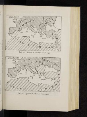 Fig. 22. Spheres of influence about 1500
