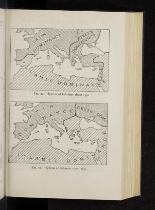 Fig. 22. Spheres of influence about 1500