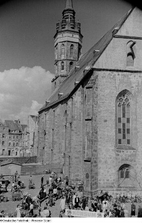 Seitenansicht Dom St. Petri mit Fleischmarkt