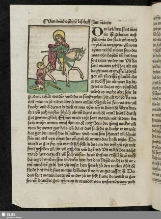 Von dem heyligen bischoff sant martin