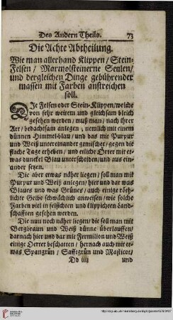 Die Achte Abtheilung.