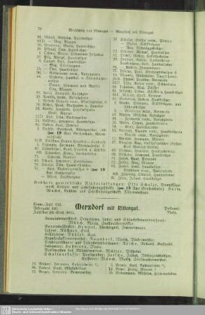 Merzdorf mit Rittergut