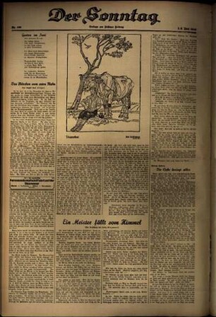 Dritte Ausgabe vom Sonntag, den 06. Juni 1937.